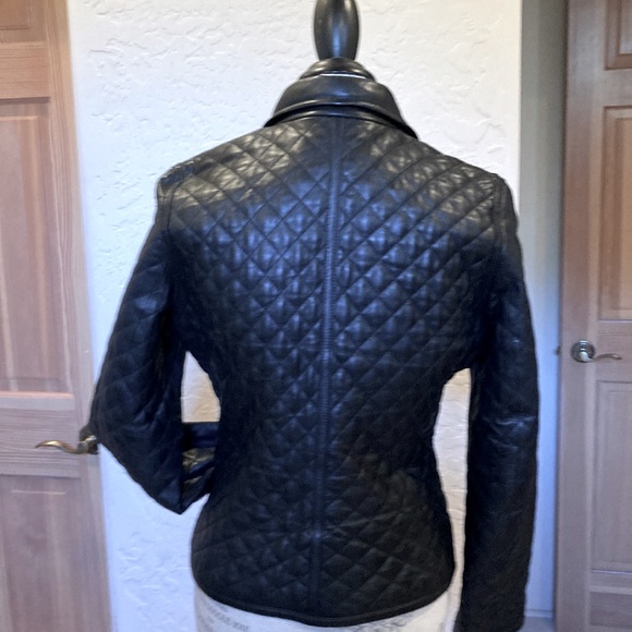 Kenneth Cole black leather women’s jacket - Picture 4 of 7